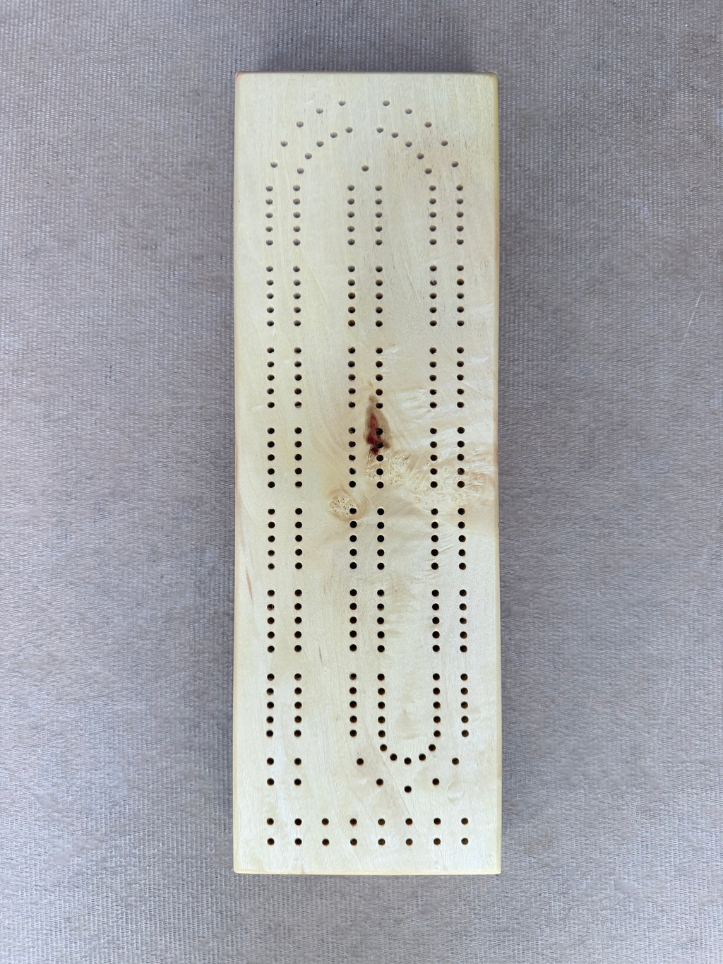 Classic Box Elder Cribbage Board 3