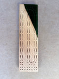 Sycamore and Jade Cribbage Board