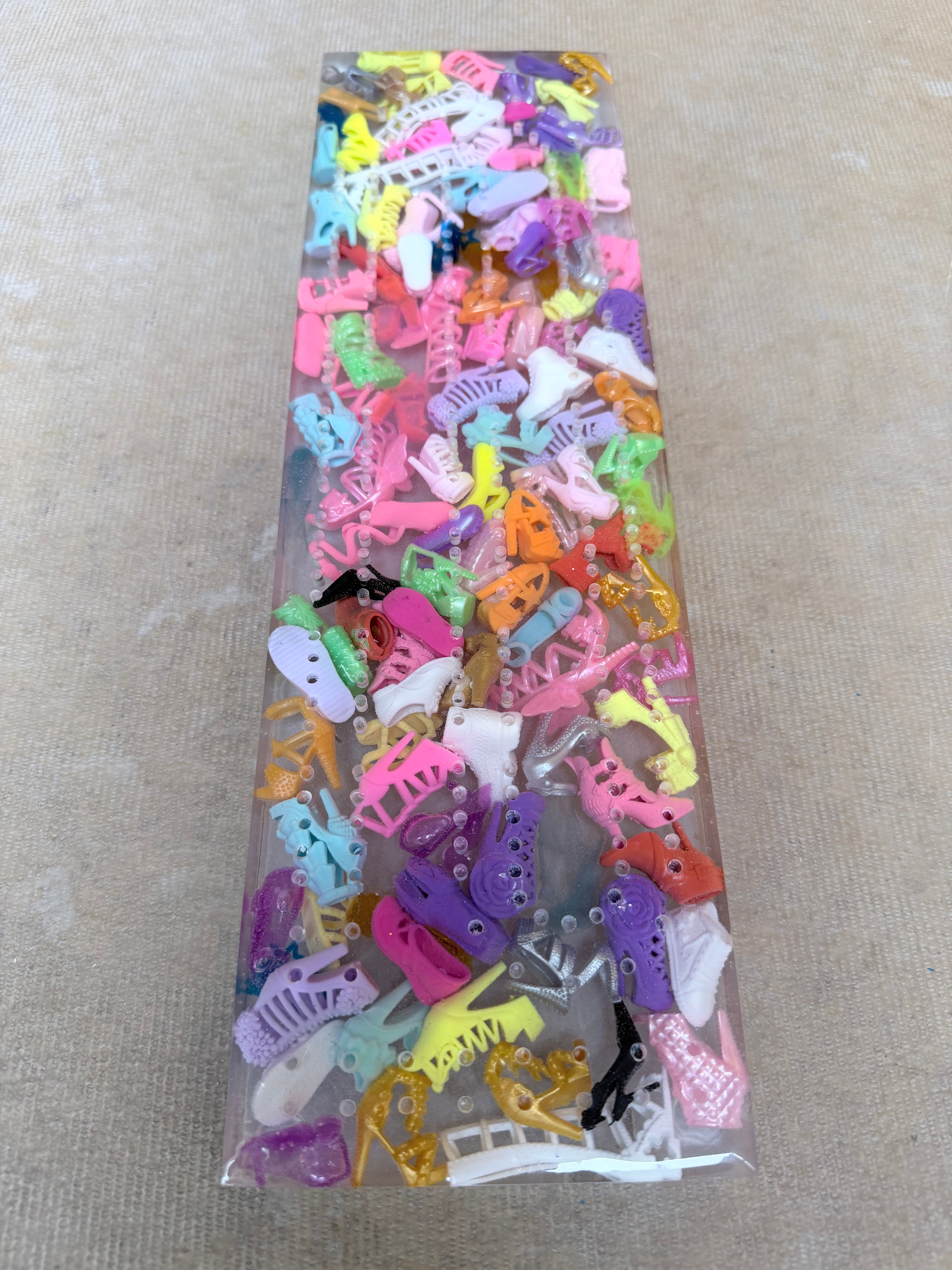 Doll Shoe Cribbage Board