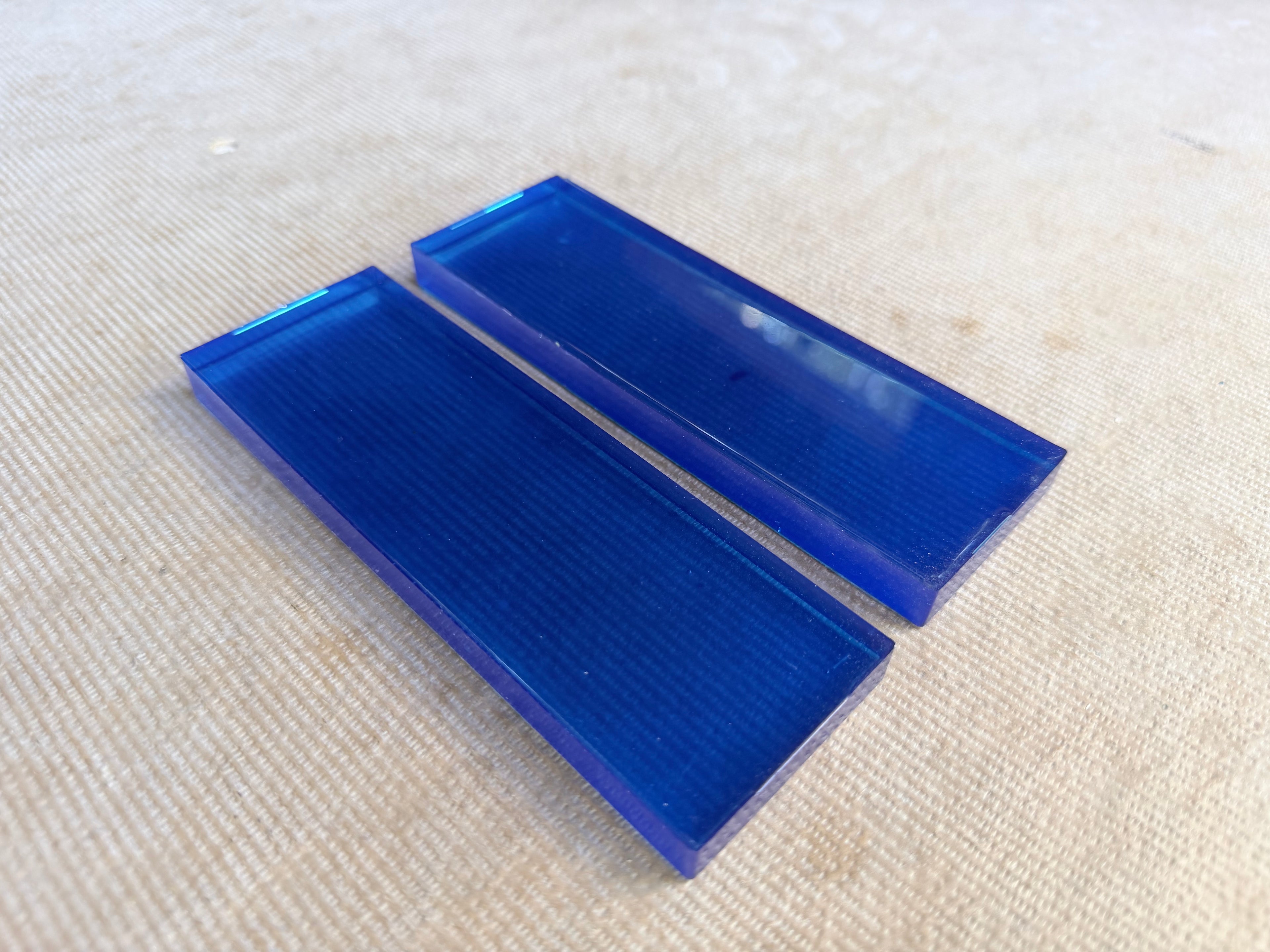 Blue Knife Scales