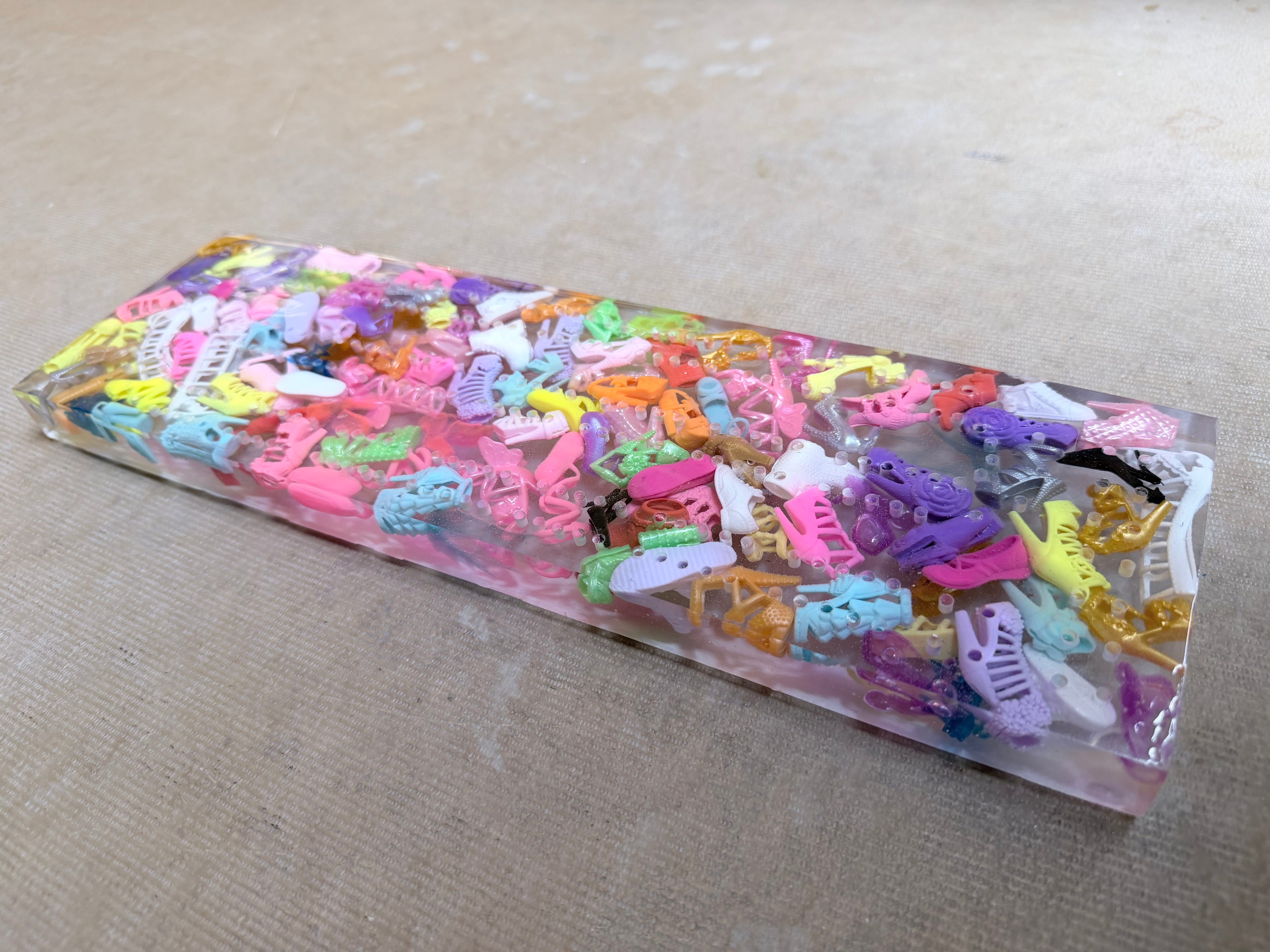 Doll Shoe Cribbage Board