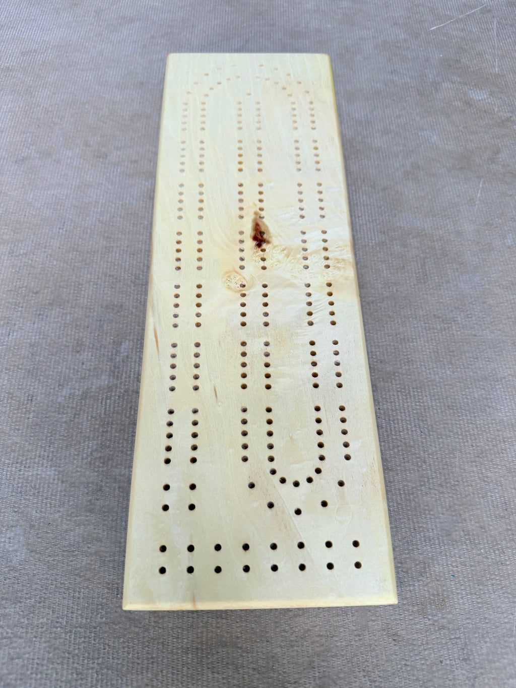 Classic Box Elder Cribbage Board 3