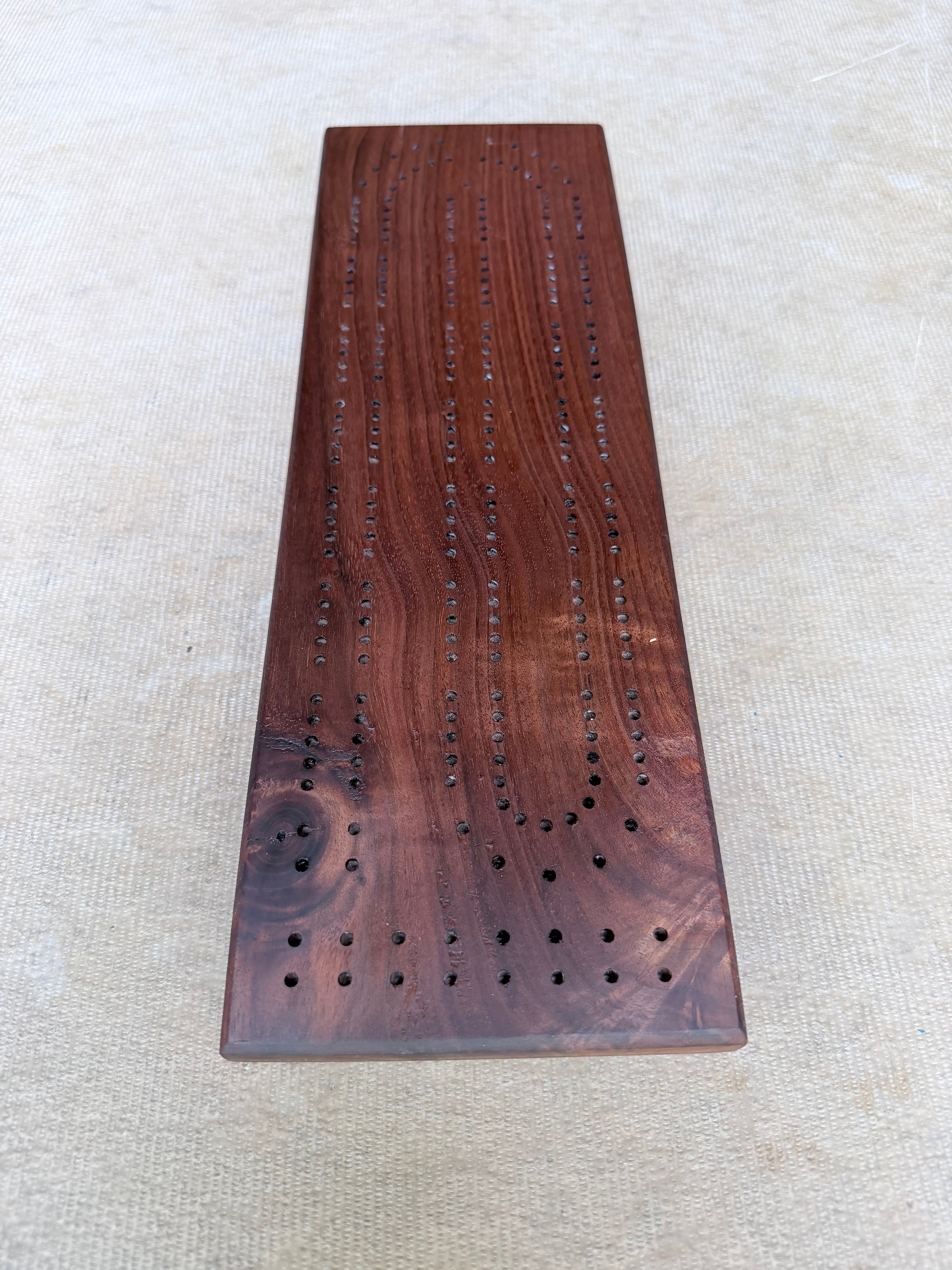 Classic Walnut Cribbage Board