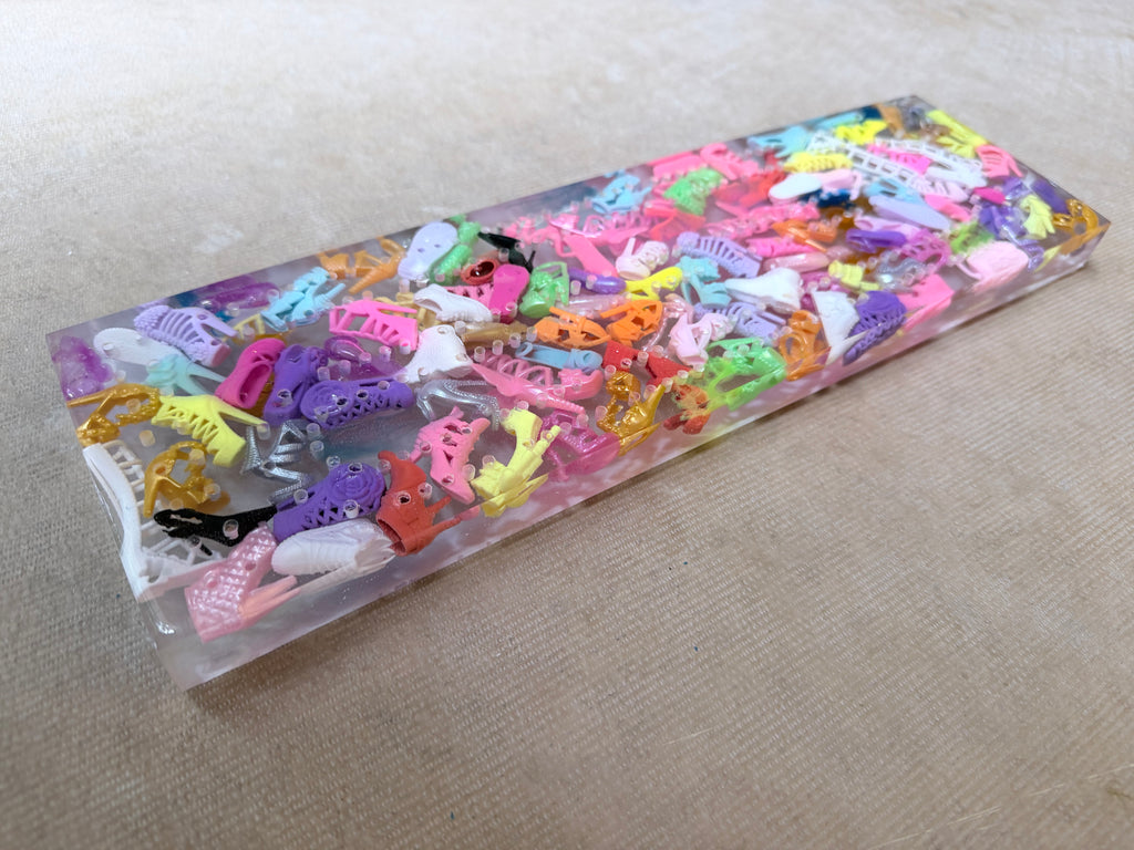 Doll Shoe Cribbage Board