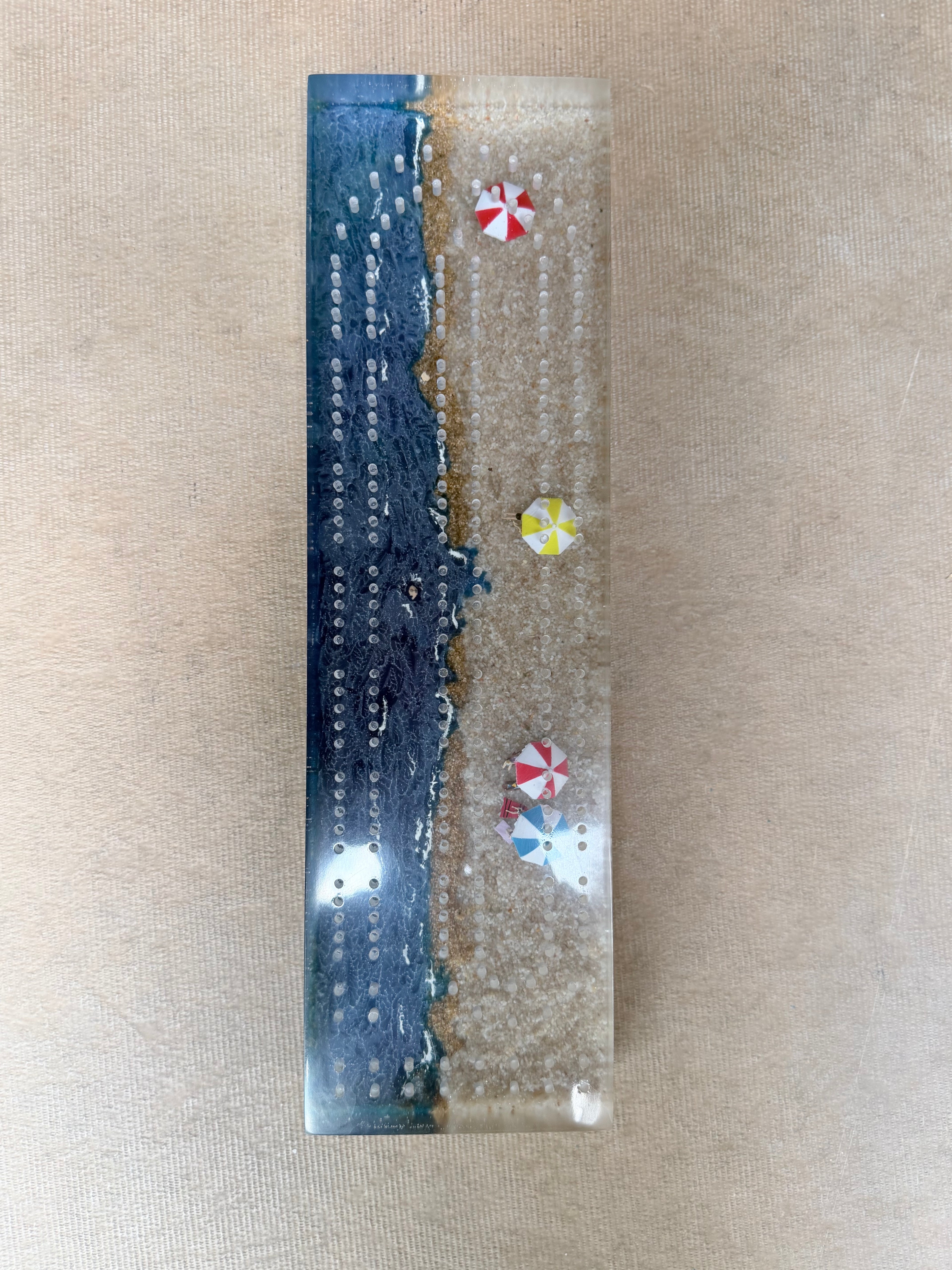 Beach Day Cribbage Board