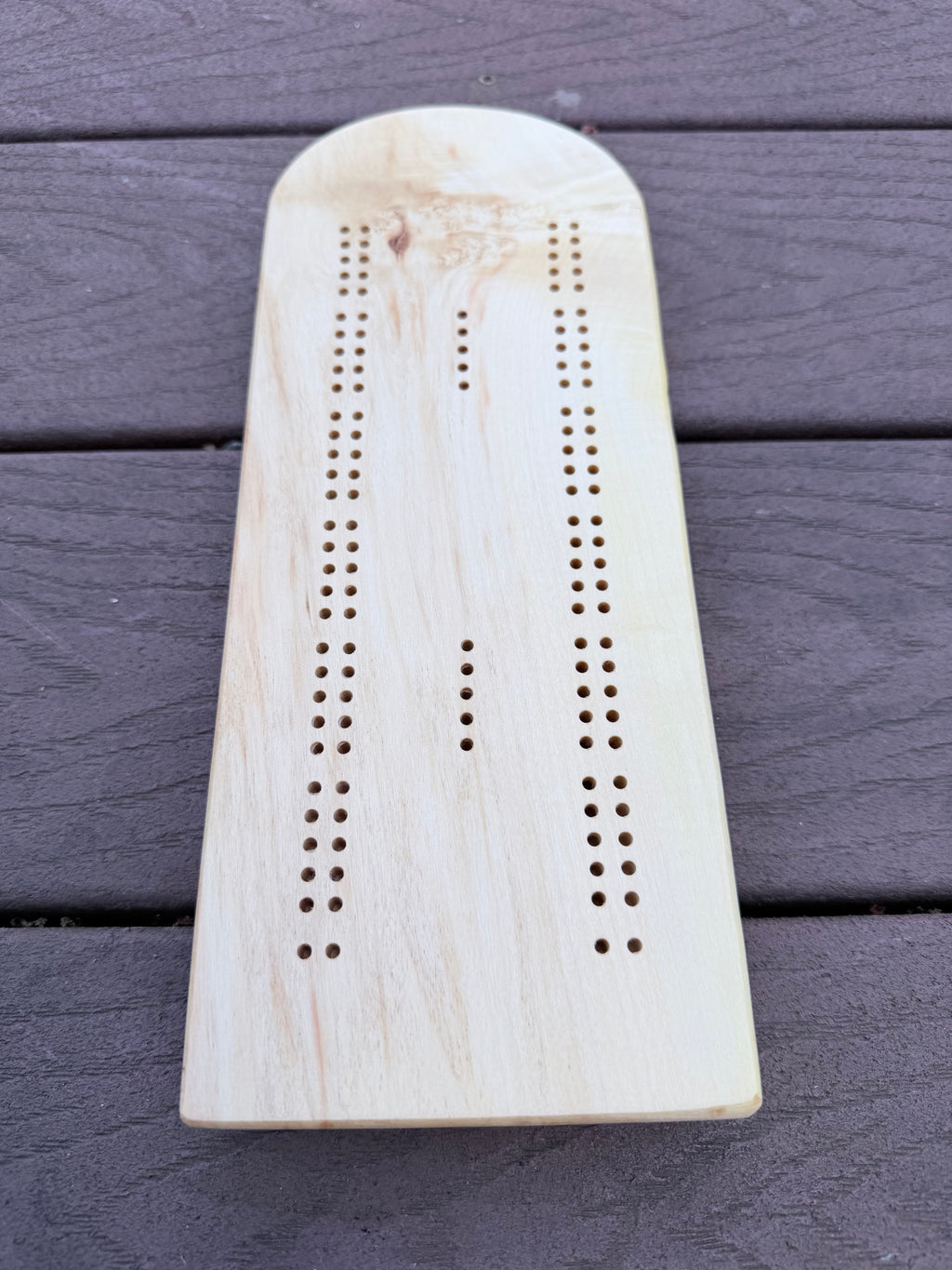 Classic Boxelder Cribbage Board 1