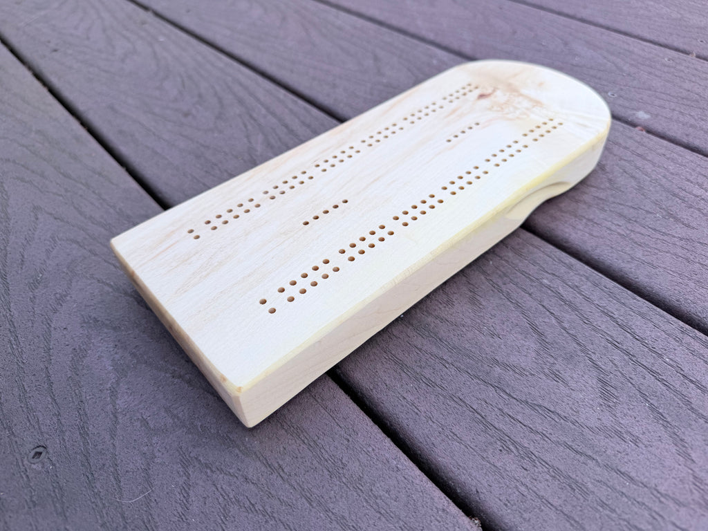 Classic Boxelder Cribbage Board 1